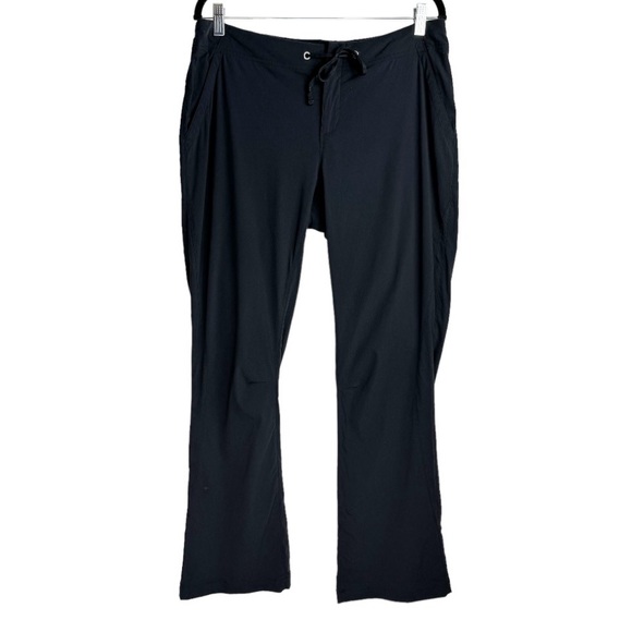 Columbia Womens Anytime Outdoor Boot Cut Pants Sz 12 Black Omni Shield - Picture 5 of 16